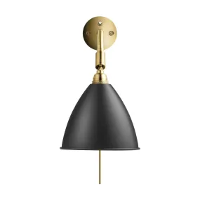 Applique avec prise en laiton et métal noirBestlite BL7