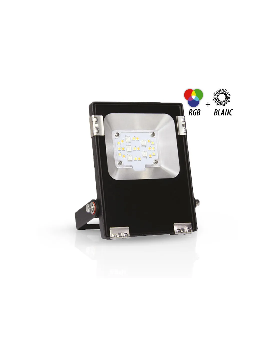 ARCHEO RGB + BLC PROJECTEUR 10W CCT 2700K A 6500K NOIR IP65 RF MIIDEX VISION-EL 80100