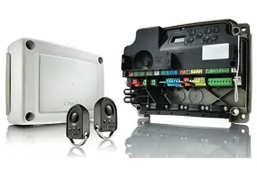 Armoire électronique Somfy CBX 3S IO moteur Axovia + 2 Keygo