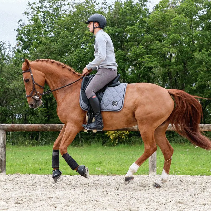 Back On Track Dressage Pad Haze Grey