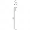 Balise extérieur Stele 1xE27 18w H80cm IP44 gris clair - Gealuce