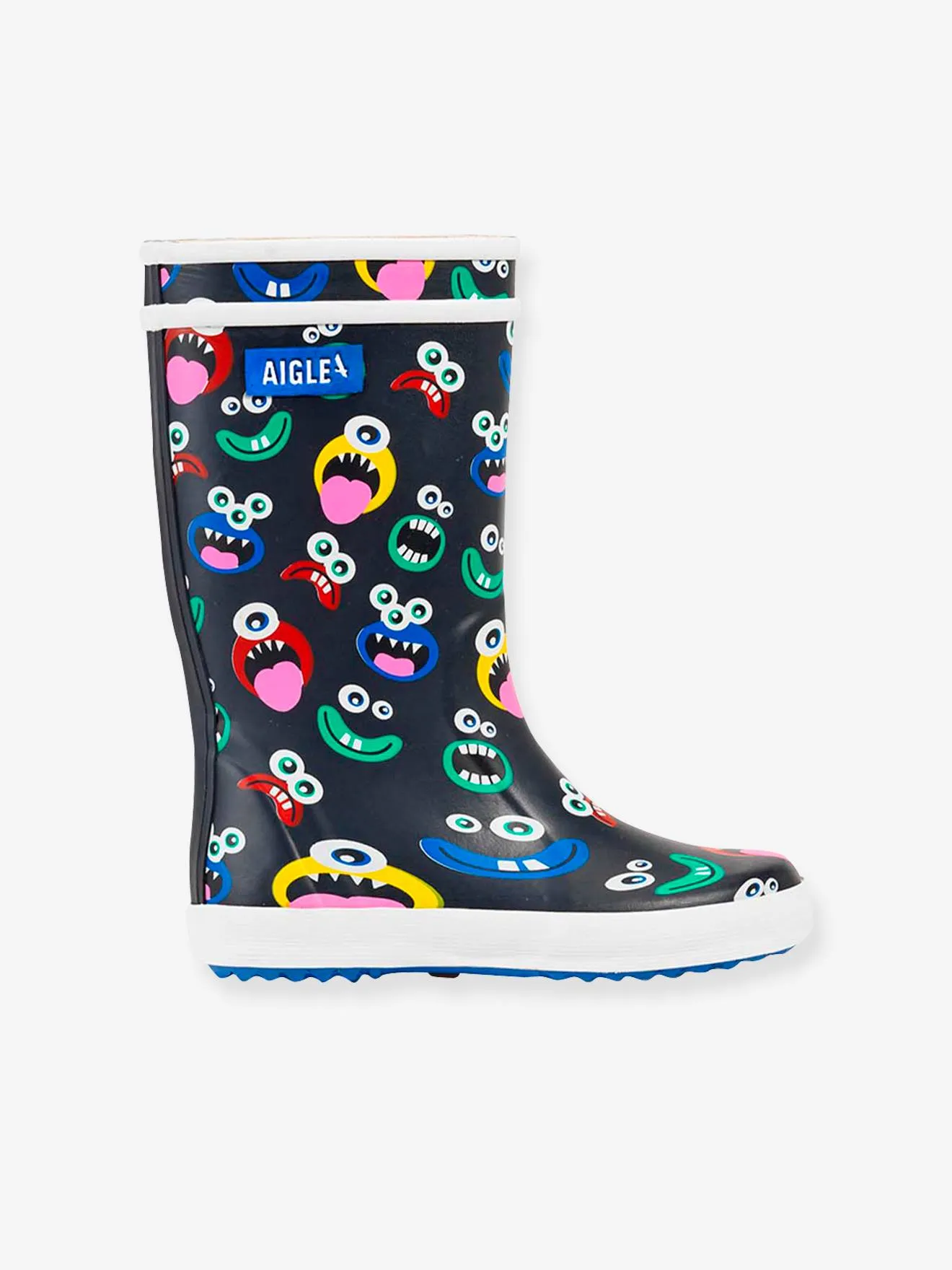 AIGLE® Kids' Rain Boots Lolly Pop Play in Navy Blue