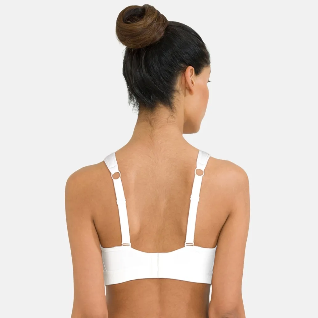 Brassière de Sport Odlo Women Sport Bra Padded High D-Cup White