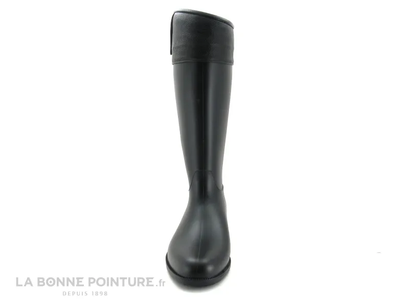 Buy Kelara Women's Rain and Snow Boots, Kelara K41354-3 Black Rubber Boots for Sale.