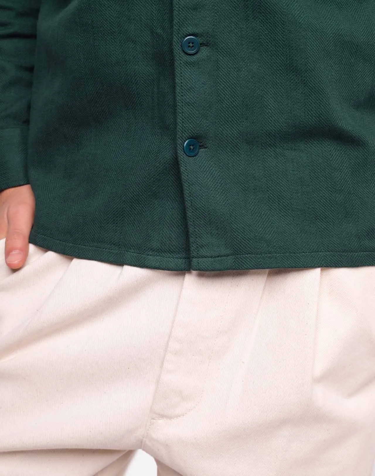 Chemise Dundee vert forêt Taille XL Couleurs Vert Foncé