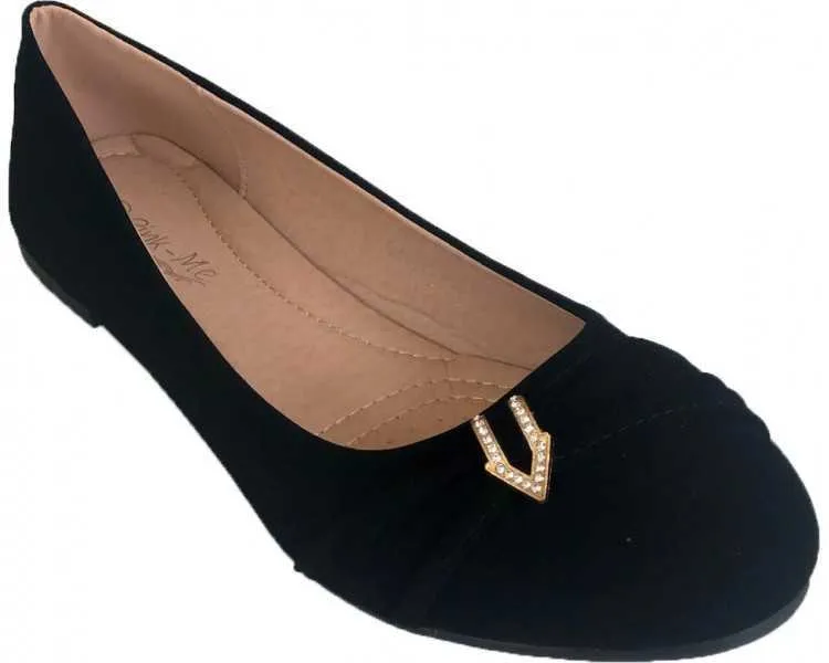 Classic Black Ballet Flats Size 41-42 at Ze-Beauty with Free Shipping