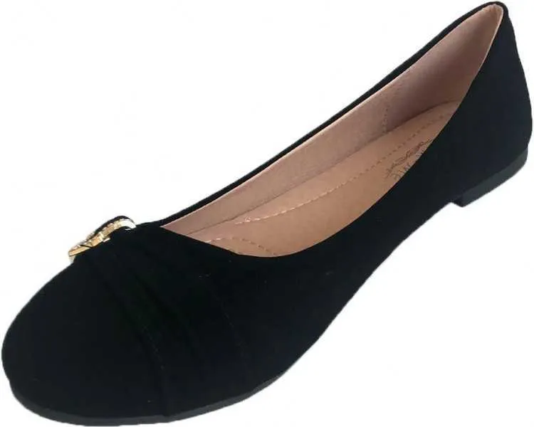 Classic Black Ballet Flats Size 41-42 at Ze-Beauty with Free Shipping