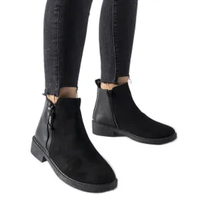 Classic Montaldo black insulated boots.