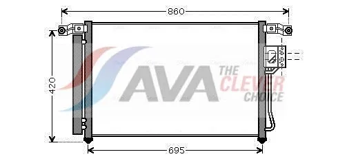 Condenseur, climatisation AVA COOLING HY5175D 