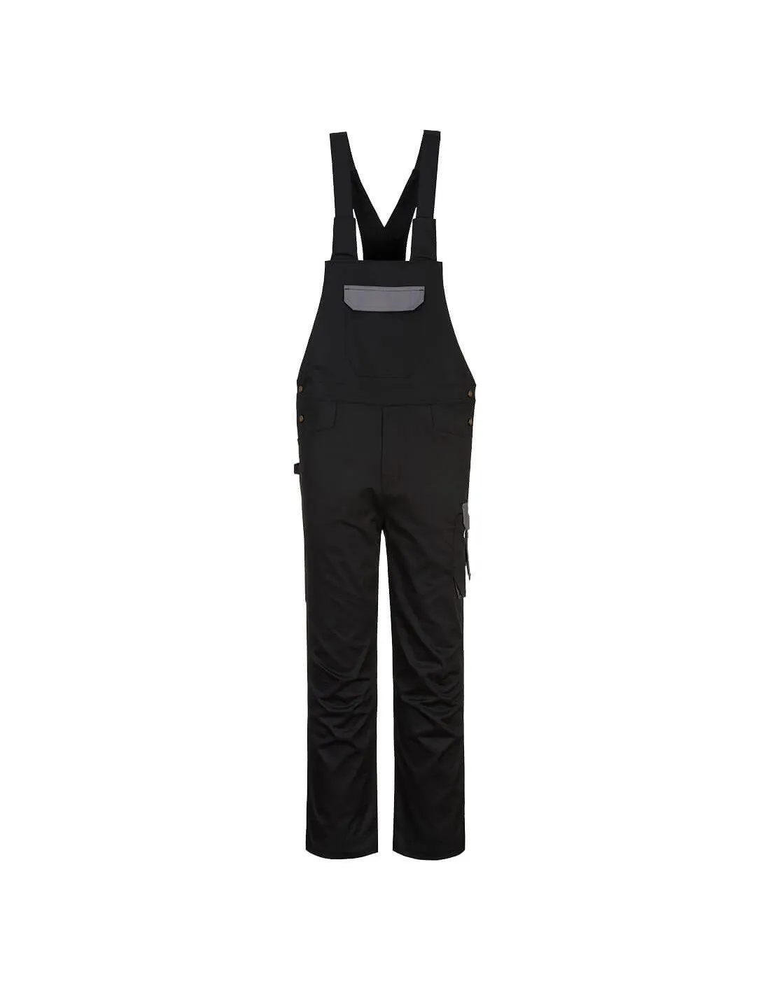Cotte à bretelles PW2 couleur : Noir/ Zoom Gris taille XXL - PORTWEST - - PW243BZRXXLPORTWEST