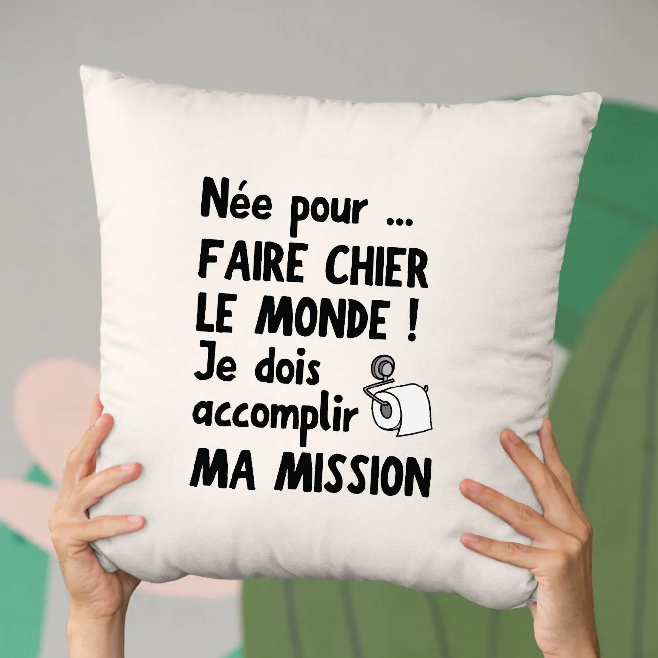 Rebellious Pillow designed to annoy the world