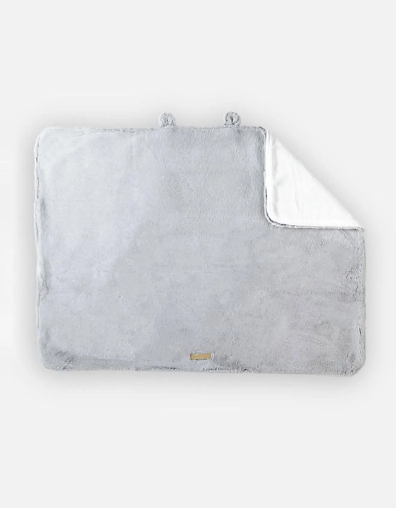 Faux Fur Blanket - NOUKIE'S - Mix & Match - Gray - 75x100 cm - From 1 Month - Noukies