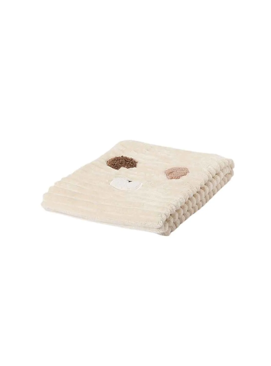 Mayoral Beige Fur Baby Blanket