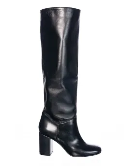 Black Leather Riding Boot New Trend OSMOSE - Shop Now!