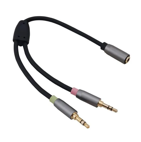 Câble adaptateur Helos prise jack 35 mm/2x prise jack 35 mm PREMIUM noir 288716 acheter à bas prix 