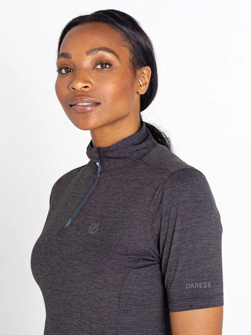 Dare 2B - Maillot PEDAL THROUGH IT - Noir: Cycling Jersey, Black.