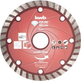 Disque diamant KWB Red Line115Zb