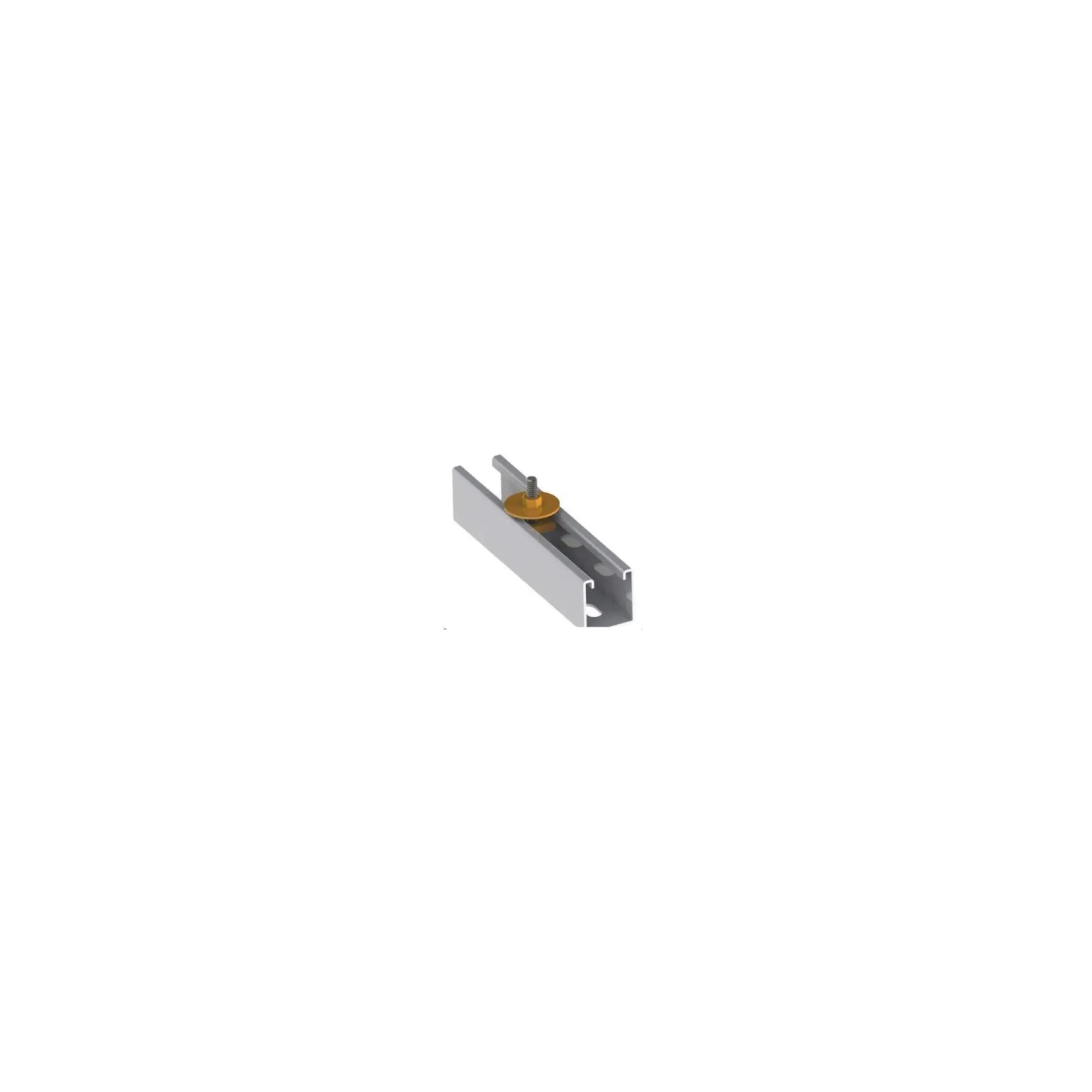 Ecrou M10x40 coulissant pour profil acier largeur 41 mm, 10 pièces