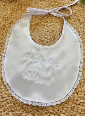 Embroidered bibs
