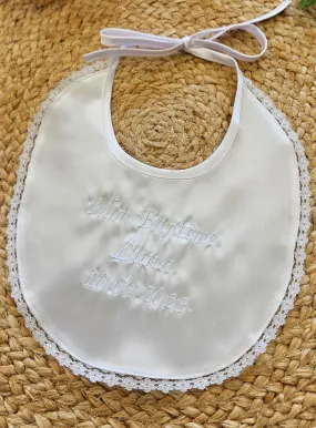 Embroidered bibs