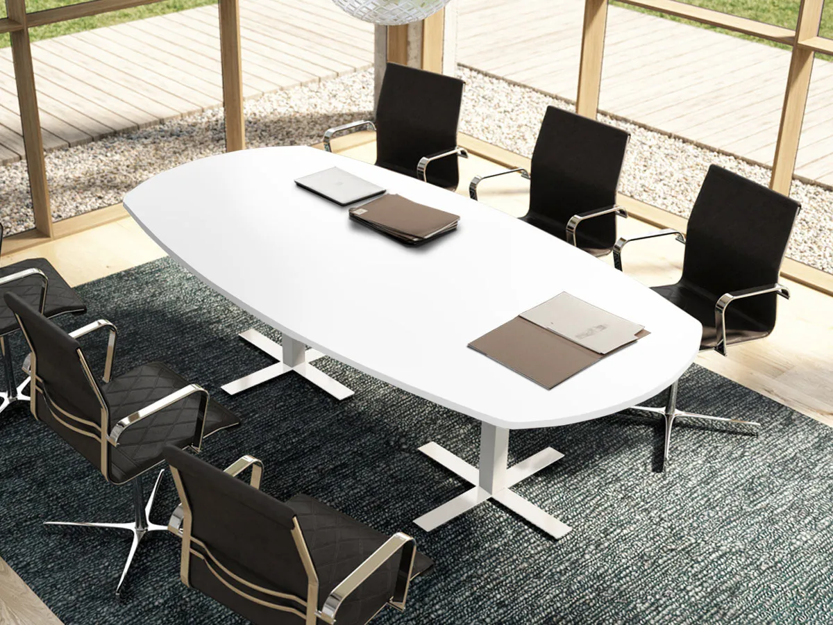 Enaudi - Table de réunion ovale UNITY