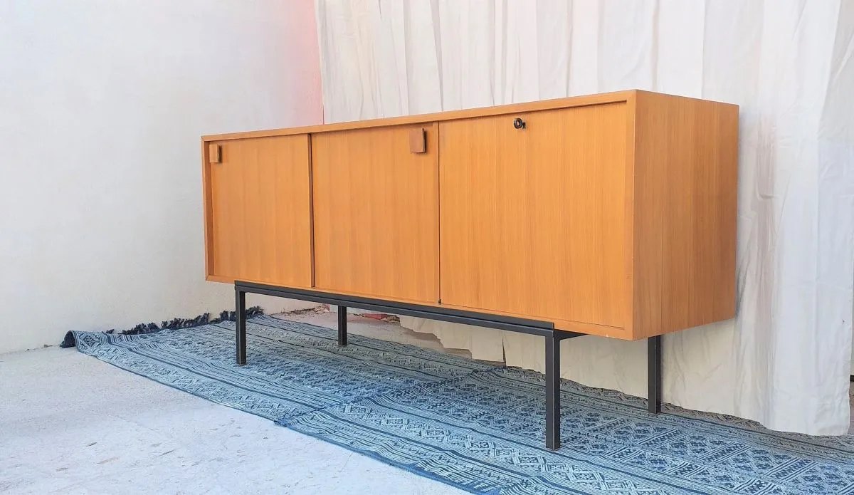 Enfilade moderniste B.Marange années 50 vintage
