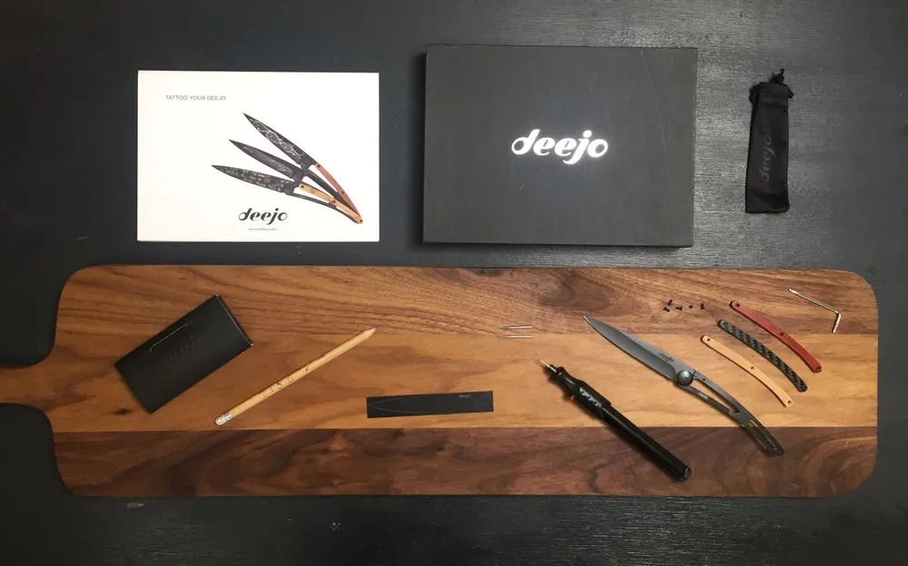 Engraving kit "tattoo your deejo"