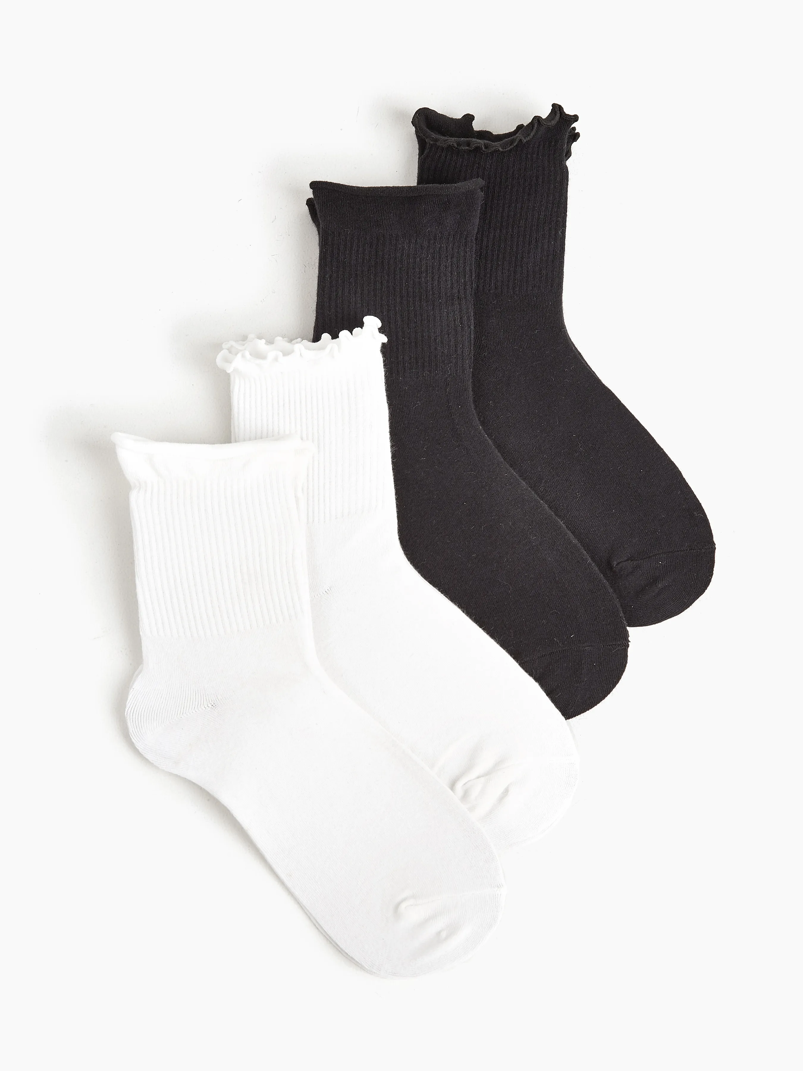 2-Pack Classic Solid Color Socks