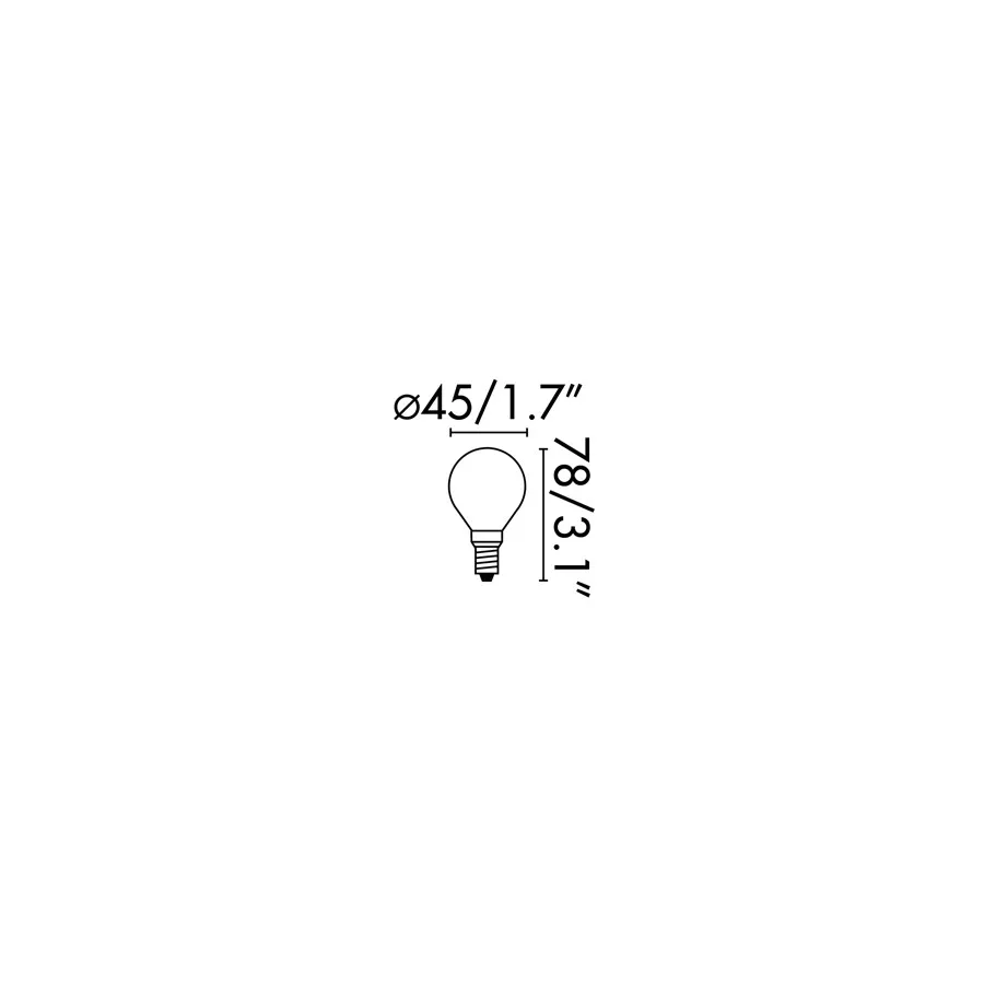 FARO 17413 Ampoule filament 2W 2200K E14 LED