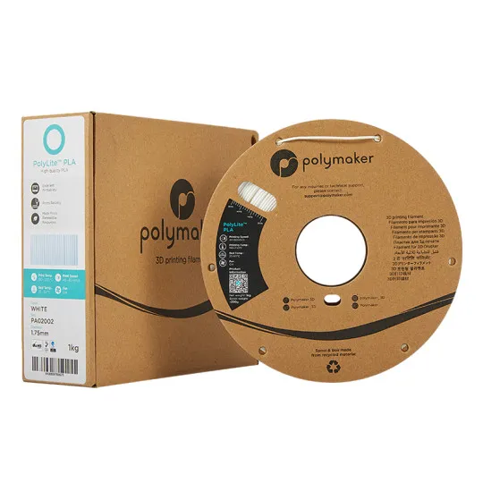 Filament PolyLite PLA Noir 2.85mm 1Kg Bobine Carton