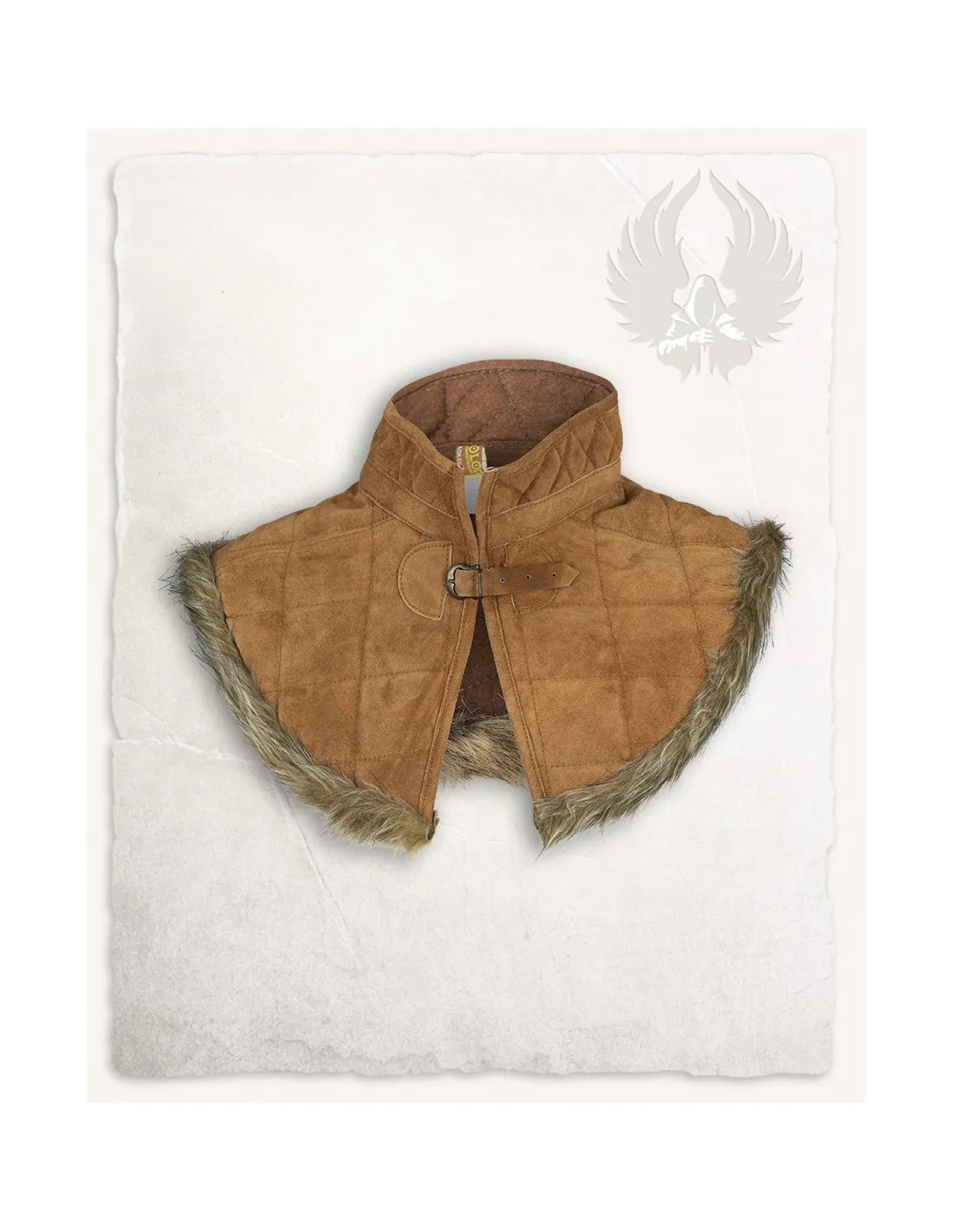 Medieval Nimue Swedish Gorget - Light Brown ⚔️ Sword Shop