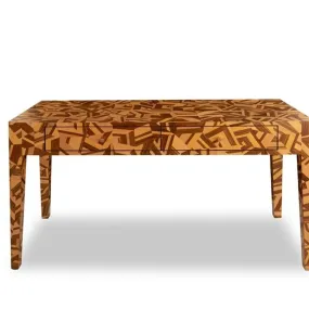 Legazpi desk - marquetry
