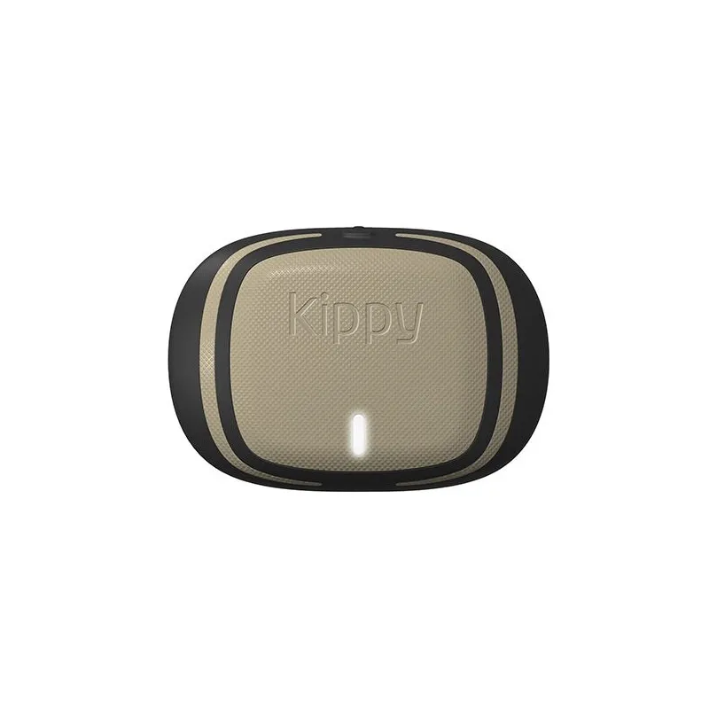 LOCALISATEUR GPS CHIEN ET CHAT NOIR/WOOD - KIPPY