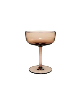lot 2 coupes à champagne 10 cl argile - like glass - villeroy et boch