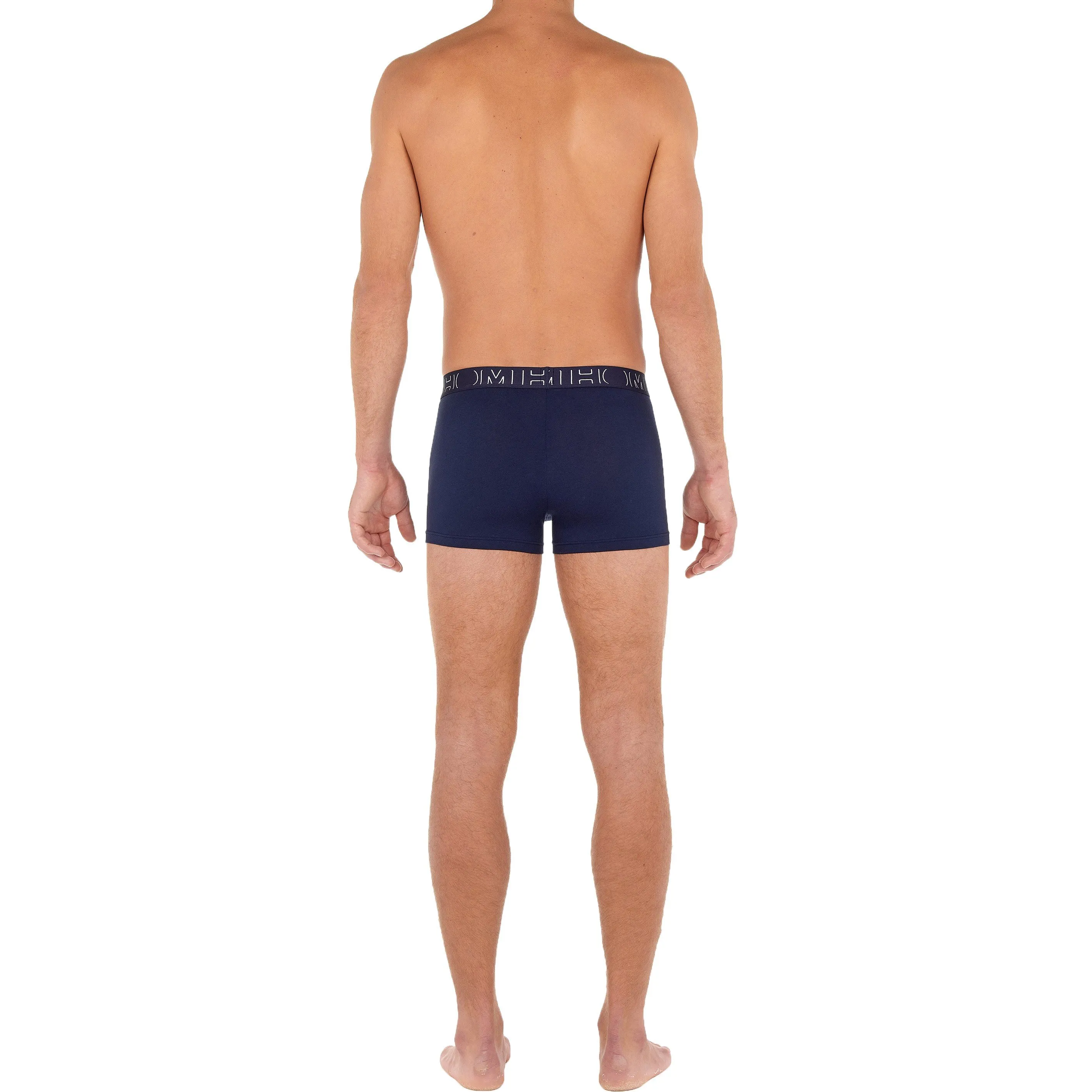 2-pack HO1 Boxerlines boxers in blue by HOM - buy shorty boxers online.