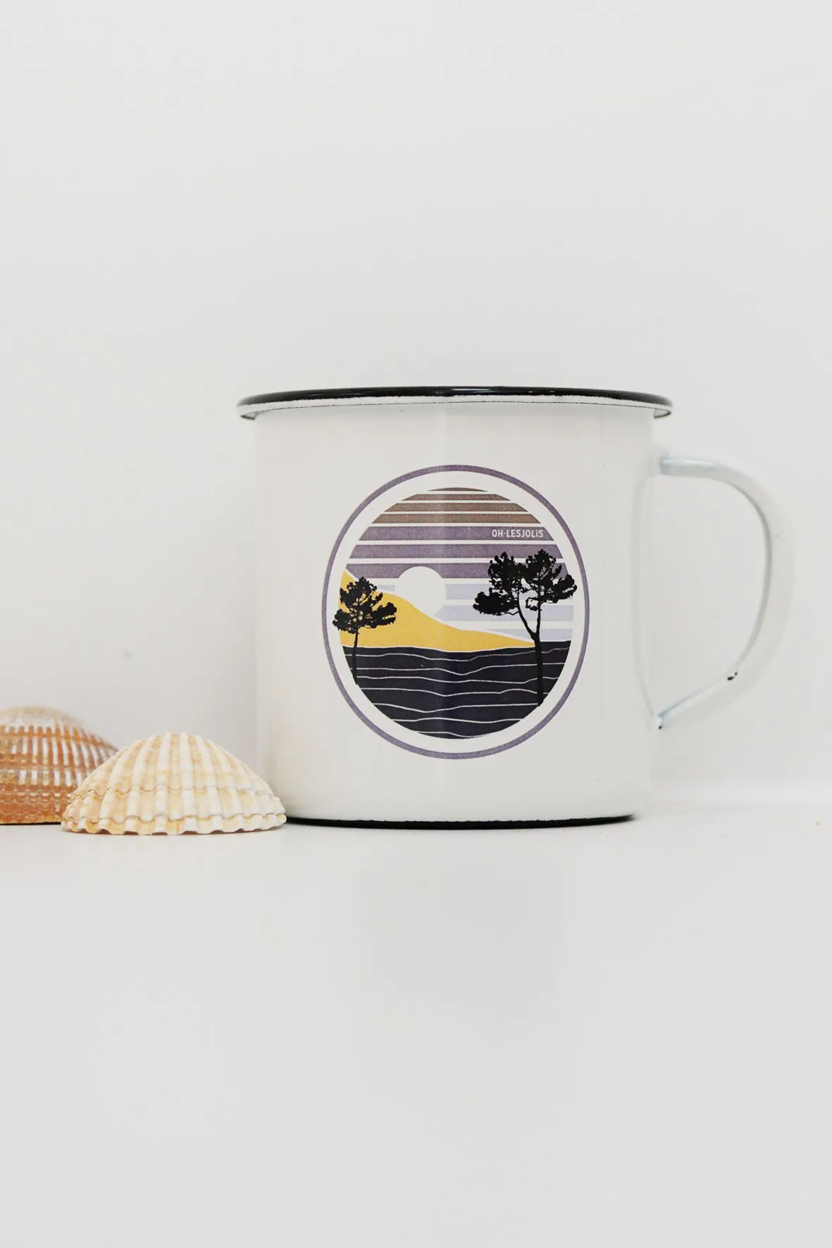 MUG CERCLE BLEU - OH LES JOLIS | French Brand of Organic Cotton T-shirts, Sweatshirts, and Accessories