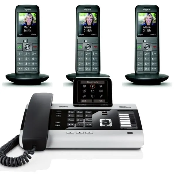 Pack Gigaset DX800A + 3 Gigaset CL660Hx