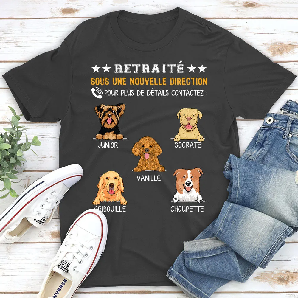 Personalized Unisex Retirement T-shirt - New Direction