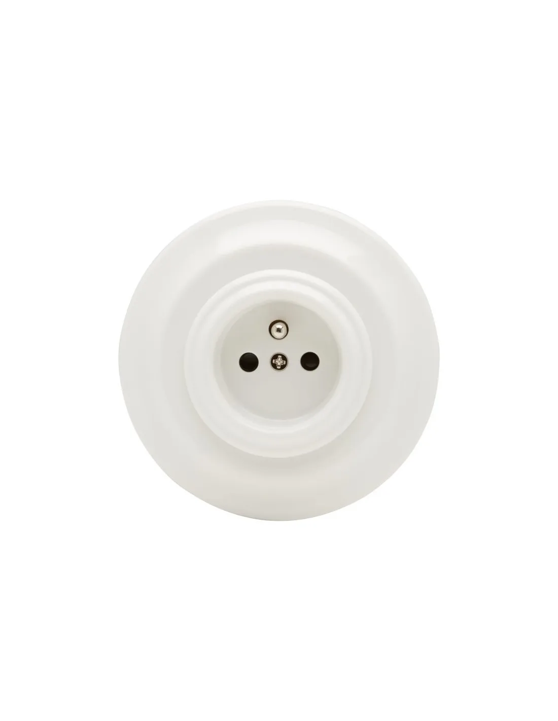 Prise de courant rétro porcelaine - Girard-Sudron - Rétro Charm