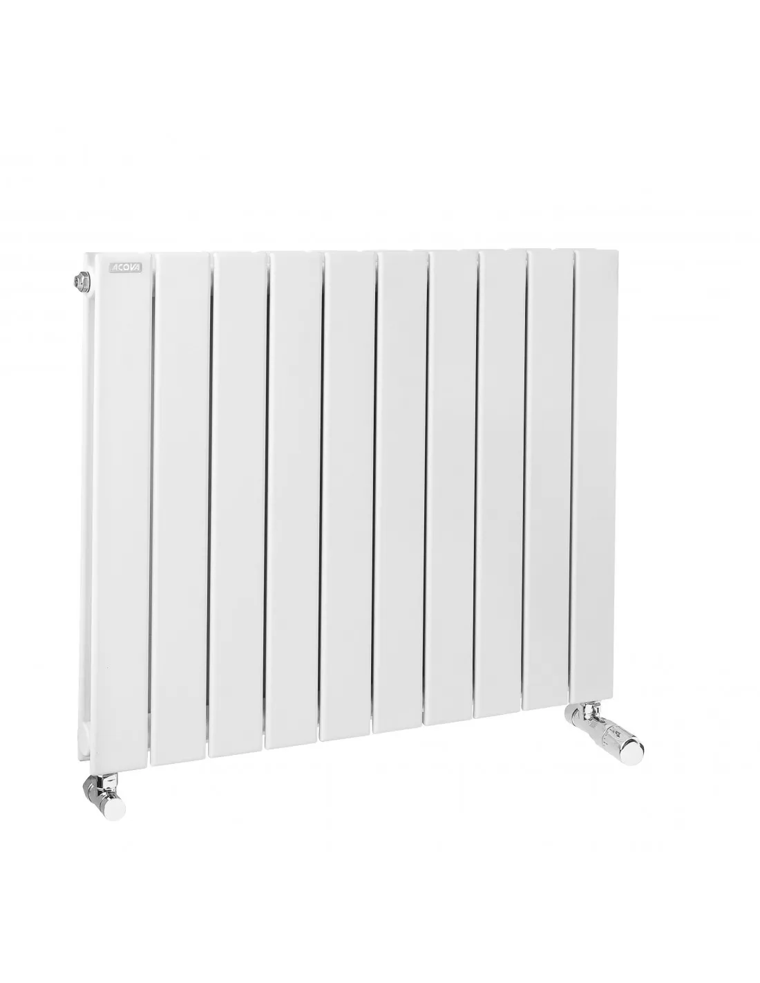 Radiateur eau chaude Fassane vertical double couleur 979W horizontal 700 mm / L 814 mm Acova HXD-070-081C
