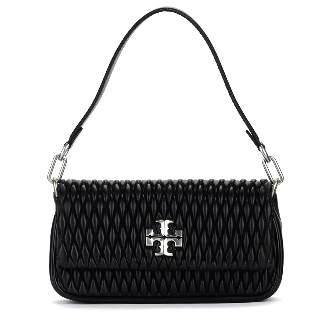 Sac porté épaule Tory Burch Kira Small en cuir noir