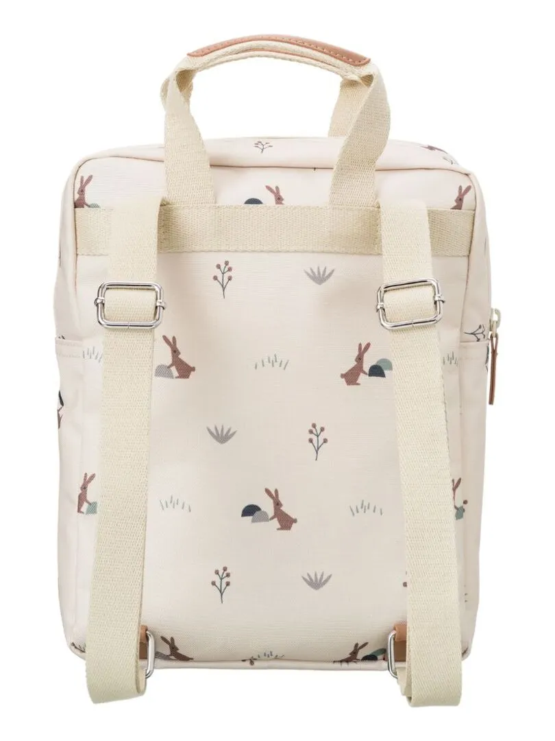 Sac à dos enfant Lapin sable - Ecru