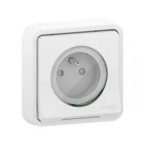 SCHNEIDER ELECTRIC Prise avec terre étanche complet Mureva Styl, SC...