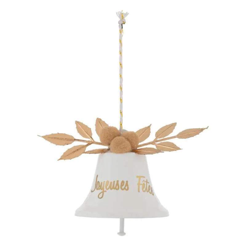 SDN METAL CLOCHE JF BL/OR 8CM
