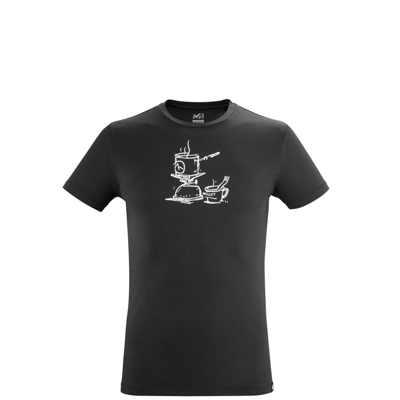 Short Sleeve Camp Tee - Black