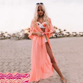 Solid Beach Kimono