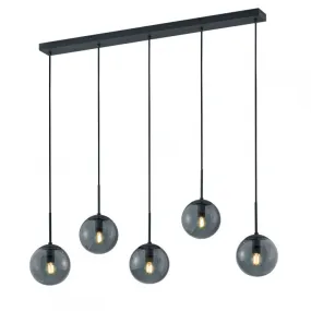 Suspension Balini 5XE14 28W noir - Trio Lighting