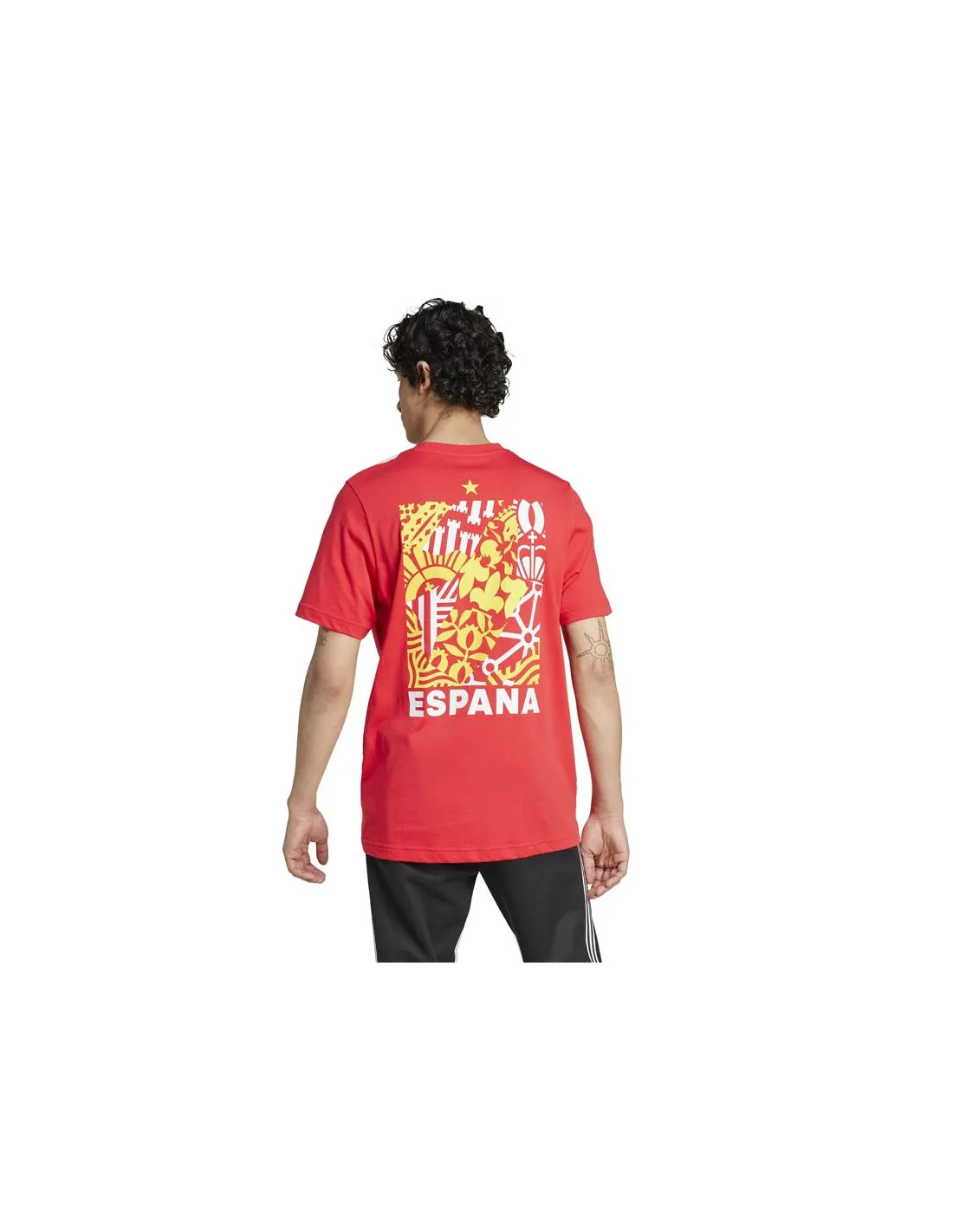 T-shirt Football adidas Homme by Football Spain Fan Graphic Red