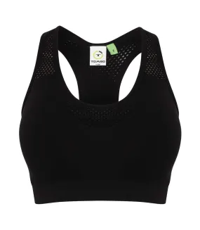Tombo women's black sports bra