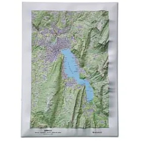 Topographic Map Annecy